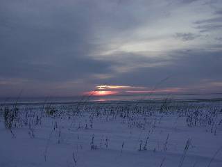 Закат над Кучукским озером