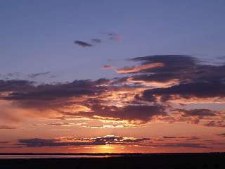 Закат над Кучукским озером